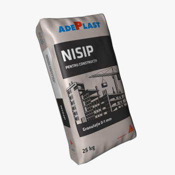 Nisip uscat S25  25kg 48saci/pal